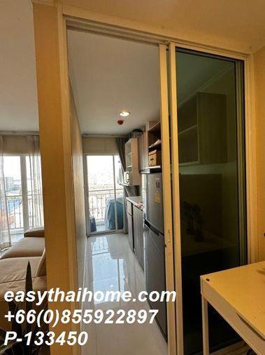รูป P-133450 🔑 ให้เช่าห้องแบบ 2นอน คอนโดห้องสวย น็อตติ้ง ฮิลล์ สุขุมวิท 107 ใกล้ BTS แบริ่ง ชั้น8 เฟอร์ครบ วิวสวน Line: @easythaihome 085-592-2897 - รูปที่ 5/9