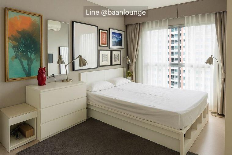 รูป Aspire Sathorn - Taksin (Timber Zone) (แอสปาย สาทร - ตากสิน (ทิมเบอร์ โซน)) 2 ห้องนอน 1 ห้องน้ำ - รูปที่ 3/9