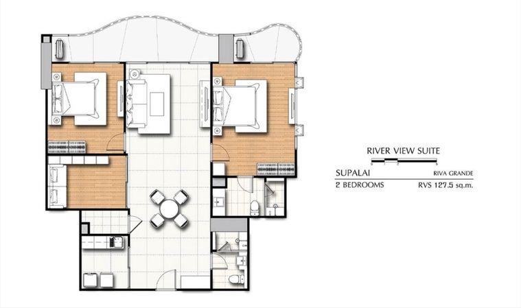 picture Supalai Riva Grande Bangkok   10th  2 Bedroom 2Bathroom - 13/13