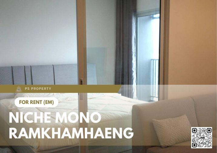 รูป ให้เช่า 📍 Niche Mono Ramkhamhaeng 📍 เฟอร์นิเจอร์ และ เครื่องใช้ไฟฟ้าครบ ใกล้เดอะมอลล์  - รูปที่ 1/10
