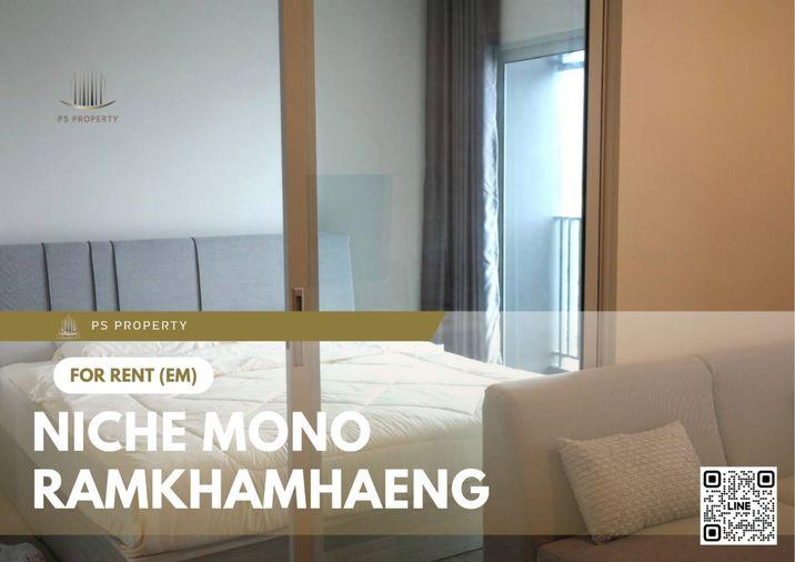 รูป ให้เช่า 📍 Niche Mono Ramkhamhaeng 📍 เฟอร์นิเจอร์ และ เครื่องใช้ไฟฟ้าครบ ใกล้เดอะมอลล์ - รูปที่ 1/10
