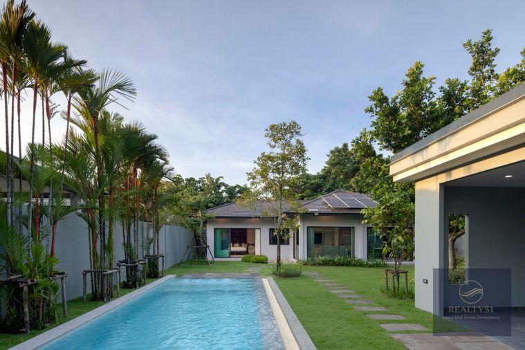 รูป บ้านพูลวิลล่าห้วยใหญ่ Baan Pattaya 5 ให้เช่าเพียง 68,000 บาท/เดือน – เฟอร์ครบ สระส่วนตัว พร้อมเข้าอยู่ - รูปที่ 1/21