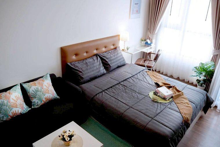 picture 📌 Urgent‼️ For rent, with washing machine, near BTS Orange Line and Pink Line, fully functional, ready to move in ✅ Condo The Origin Ram 209 - 1/5