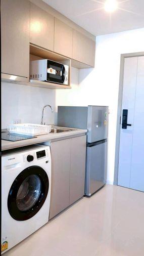 picture 📌 Urgent‼️ For rent, with washing machine, near BTS Orange Line and Pink Line, fully functional, ready to move in ✅ Condo The Origin Ram 209 - 4/5