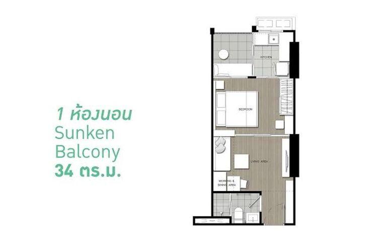 รูป 🏢 ขายคอนโด : U Delight Residence Riverfront Rama 3 (ยู ดีไลท์ เรสซิเด้นซ์ ริเวอร์ฟร้อนท์ พระราม 3)   รหัสทรัพย์ | 📌LNP-C9770  - รูปที่ 16/17