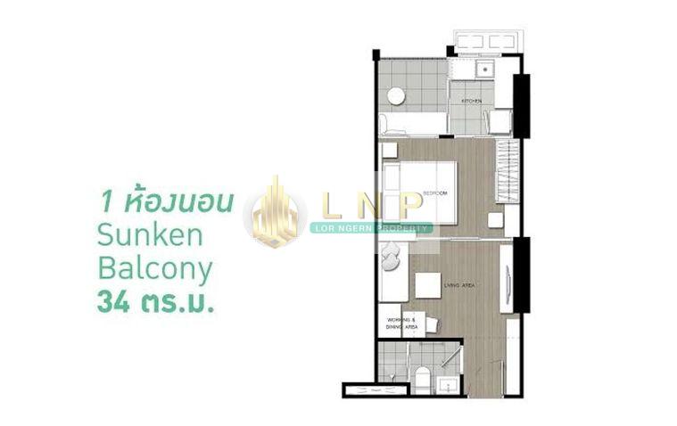 รูป 🏢 ขายคอนโด : U Delight Residence Riverfront Rama 3 (ยู ดีไลท์ เรสซิเด้นซ์ ริเวอร์ฟร้อนท์ พระราม 3) รหัสทรัพย์ | 📌LNP-C9770 - รูปที่ 16/17