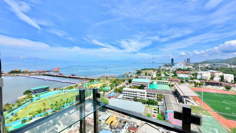 รูป ให้เช่าคอนโดศรีราชา ลัดดาพลัส ห้องสวย ชั้นสูง วิวทะเล พร้อมเข้าอยู่  - รูปที่ 12/12