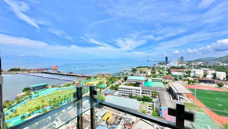 รูป ให้เช่าคอนโดศรีราชา ลัดดาพลัส ห้องสวย ชั้นสูง วิวทะเล พร้อมเข้าอยู่  - รูปที่ 12/12