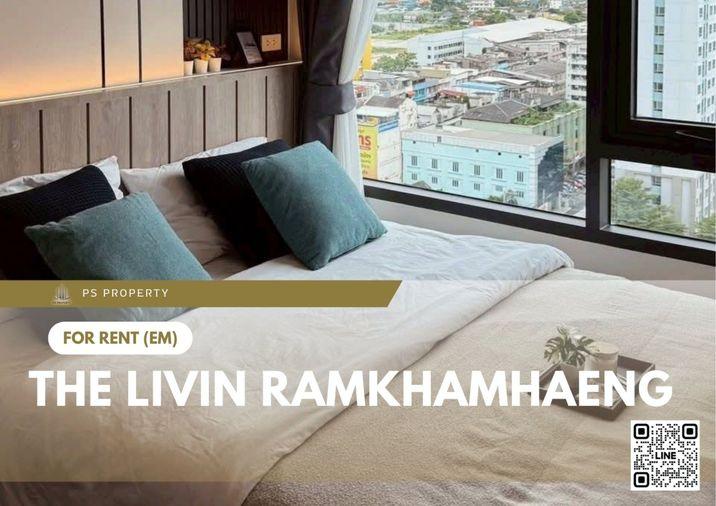 รูป ให้เช่า 📍 The Livin Ramkhamhaeng 📍 เฟอร์นิเจอร์ และ เครื่องใช้ไฟฟ้าครบ ใกล้ MRT ลำสาลี - รูปที่ 1/11