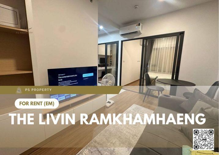 รูป ให้เช่า ✨ The Livin Ramkhamhaeng ✨ ใกล้ MRT Interchange ลำสาลี เฟอร์นิเจอร์ และ เครื่องใช้ไฟฟ้าครบ - รูปที่ 1/10