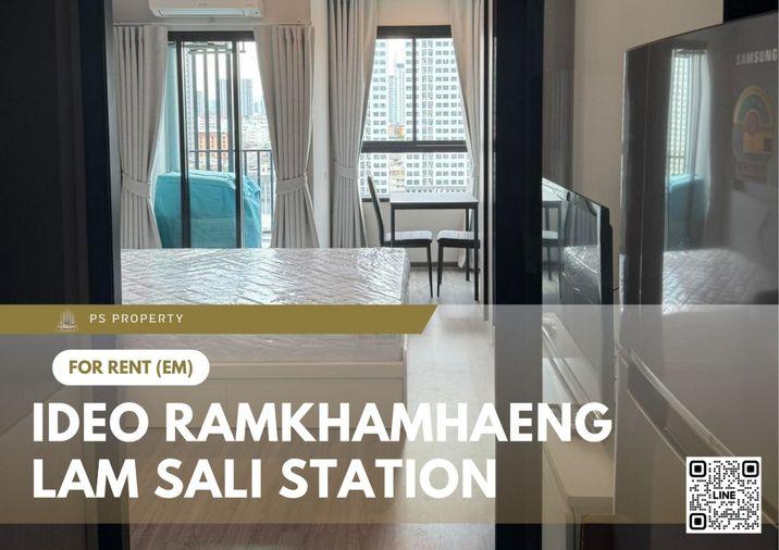 รูป ให้เช่า 📍 Ideo Ramkhamhaeng - Lam Sali Station 📍 เฟอร์นิเจอร์ และ เครื่องใช้ไฟฟ้าครบ ใกล้ MRT แยกลำสาลี - รูปที่ 1/10