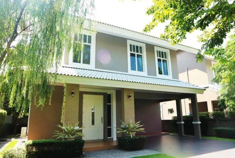รูป บ้านเดี่ยวให้เช่า 📍 Milton Residence Ramintra 📍 3 ห้องนอน 3 ห้องน้ำ เฟอร์นิเจอร์ และ เครื่องใช้ไฟฟ้าครบ - รูปที่ 2/9