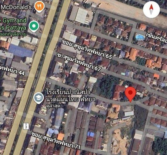 picture Land for sale in Central Pattaya, beautiful plot, good location, city center, community area - 12/13