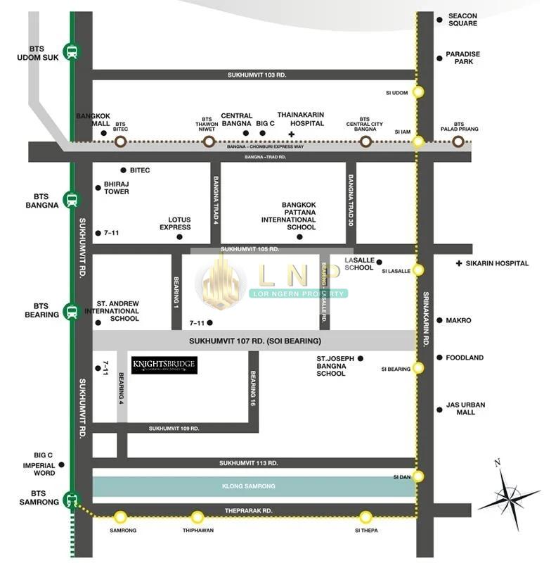 รูป 🏢 ขายคอนโด : Knightsbridge Bearing (ไนท์บริดจ์ แบริ่ง) รหัสทรัพย์ | 📌LNP-C9855 - รูปที่ 4/13