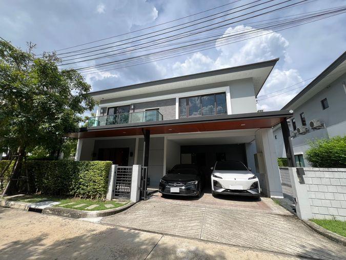 รูป บ้านเดี่ยวหรู The City รามอินทรา 2 (หลังมุม) | พื้นที่กว้างขวางเป็นส่วนตัว | ตกแต่ง Built-in ทั้งหลัง เฟอร์นิเจอร์พรีเมียม พร้อมเข้าอยู่ - รูปที่ 2/38