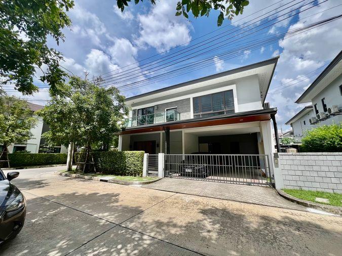 รูป บ้านเดี่ยวหรู The City รามอินทรา 2 (หลังมุม) | พื้นที่กว้างขวางเป็นส่วนตัว | ตกแต่ง Built-in ทั้งหลัง เฟอร์นิเจอร์พรีเมียม พร้อมเข้าอยู่ - รูปที่ 1/38