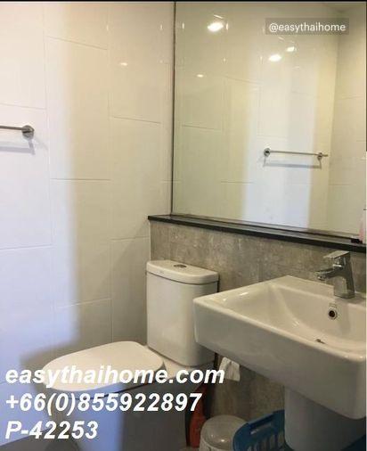 picture P-42253 > Rent: The Gallery Bearing 1 Bedroom 12th Floor City View Near BTS Bearing. Line: @easythaihome 085-592-2897 - 7/8