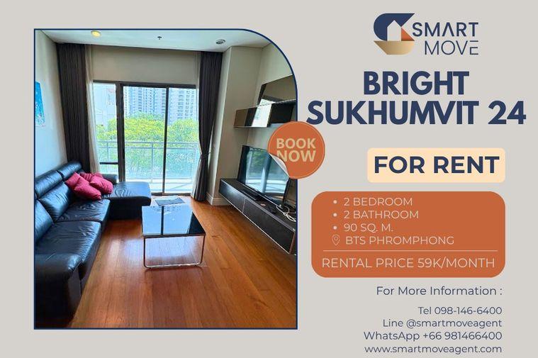 picture 🔥 For Rent !! 🔥Code C20251000032..........Bright Sukhumvit 24, 2 bedroom, 2 bathroom, furnished, ready to move in 📣📣 - 1/8