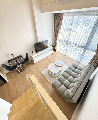 picture For rent 🔥 Landmark @ MRTA Station 🔥 DUPLEX room with complete furniture and appliances - 6/15