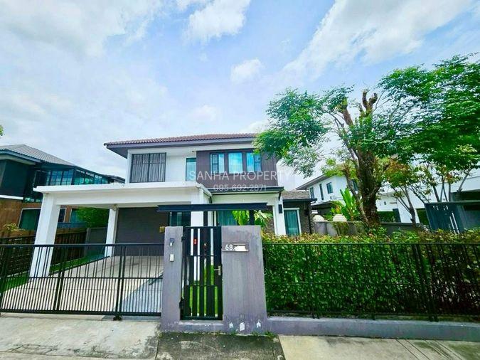รูป 🏡บ้านเดี่ยวให้เช่า✨มัณฑนา บางนา กม.7 แต่งครบสวยพร้อมอยู่ (4 ห้องนอน 3 ห้องน้ำ) เพียง 70,000/เดือน ▫️Line: @sanhaproperty📲092-6242892 รหัส SHW056 - รูปที่ 1/14