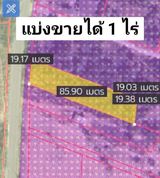 รูป ขายที่ดินเปล่า แปลงสวย โซนหนองขาม เขาตะแบก ศรีราชา ชลบุรี  - รูปที่ 6/6