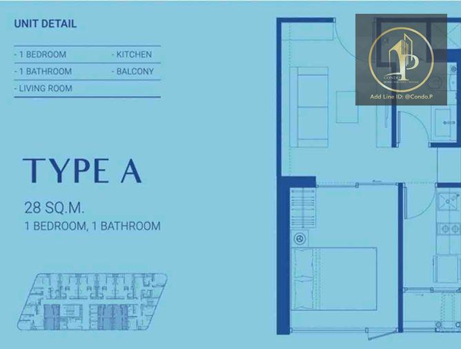 picture 📌 #OL2307_220📌𝗙𝗼𝗿 𝗥𝗲𝗻𝘁1️⃣5️⃣ k.🔥🔥 #Near BTS Punnawithi ✨#Vacant room Condo Skyrise Avenue Sukhumvit 64 - 9/9