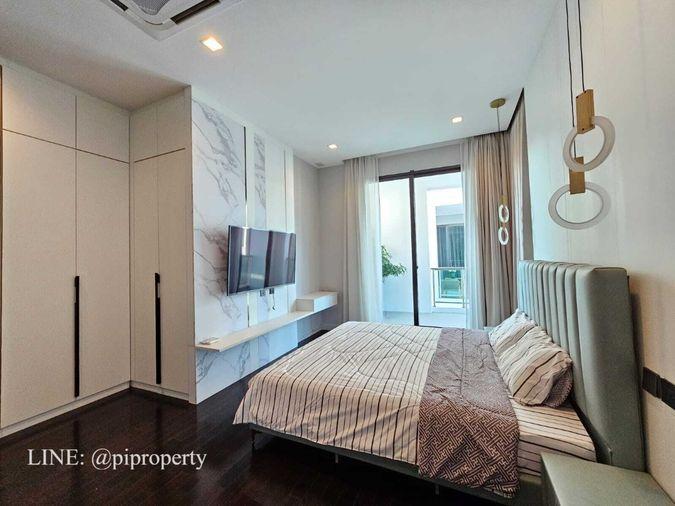 รูป ขายบ้านเดี่ยวหรูสไตล์โมเดิร์นตกแต่งพร้อมอยู่ โครงการเดอะเจนทรี พัฒนาการ 4 ห้องนอน 5 ห้องน้ำ ที่จอดรถ 3 คัน บ้านเดี่ยวสุดหรูในโครงการพัฒนาการ - รูปที่ 44/67
