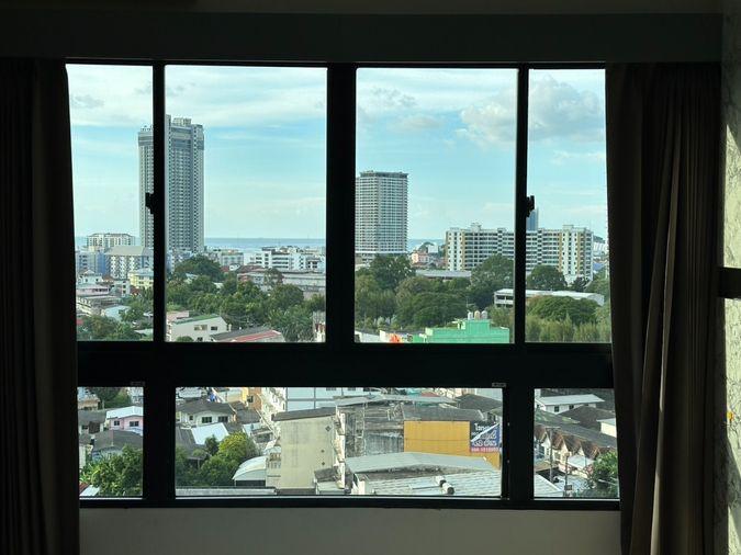 รูป ให้เช่า : Plus condo 1 ห้องนอน วิวทะเล - ตกแต่งสวย พร้อมเข้าอยู่ - 9,000 เท่านั้น - รูปที่ 9/25