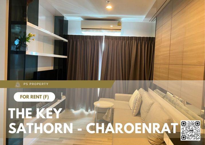 รูป ให้เช่า ✨ The Key Sathorn - Charoenrat ✨2 ห้องนอน 2 ห้องน้ำ เฟอร์นิเจอร์ และ เครื่องใช้ไฟฟ้าครบ ใกล้ห้าง Terminal พระราม 3 - รูปที่ 1/8