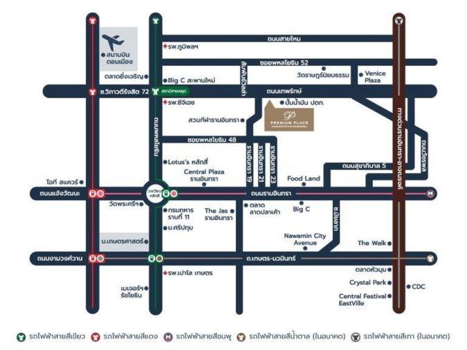 รูป ขายทาวน์โฮม 3.5 ชั้น แปลงมุม โครงการ Premium Place พหลโยธิน–รามอินทรา | บ้านใหม่ไม่เคยเข้าอยู่ ติดถนน Main ของโครงการ ใกล้รถไฟฟ้าสายสีเขียว - รูปที่ 22/26