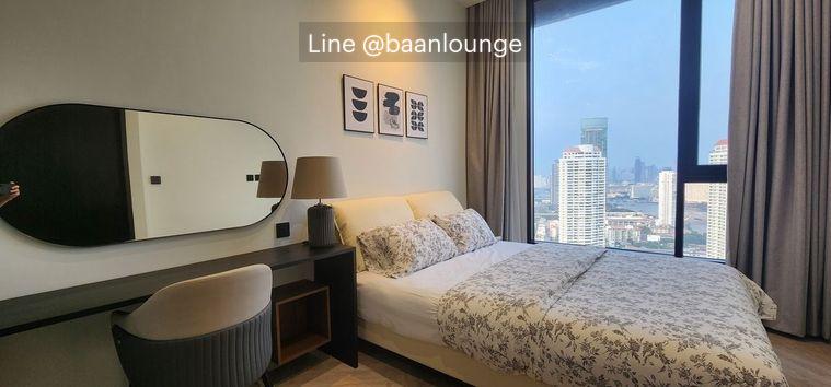 picture Panoramic view, wide-fronted unit, high floor, beautiful view, Chapter Charoennakhorn-Riverside - 6/17