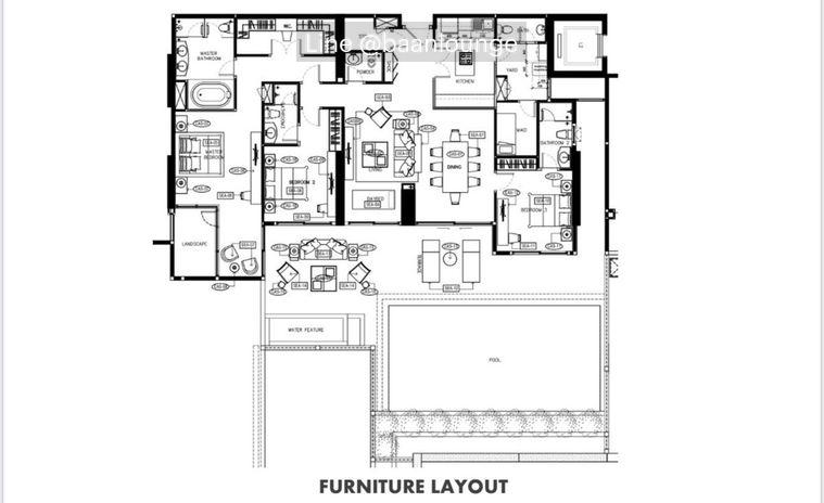 picture Penthouse private swimming pool at The Empire Place Condominium - 10/10