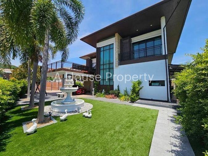รูป ขายบ้านสวย สไตล์ Modern Tropical หมู่บ้านนคราทรัพย์ ใกล้อ่างเก็บน้ำบางพระ - รูปที่ 2/19