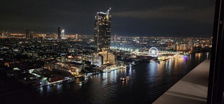 picture Panoramic view, wide-fronted unit, high floor, beautiful view, Chapter Charoennakhorn-Riverside - 17/17