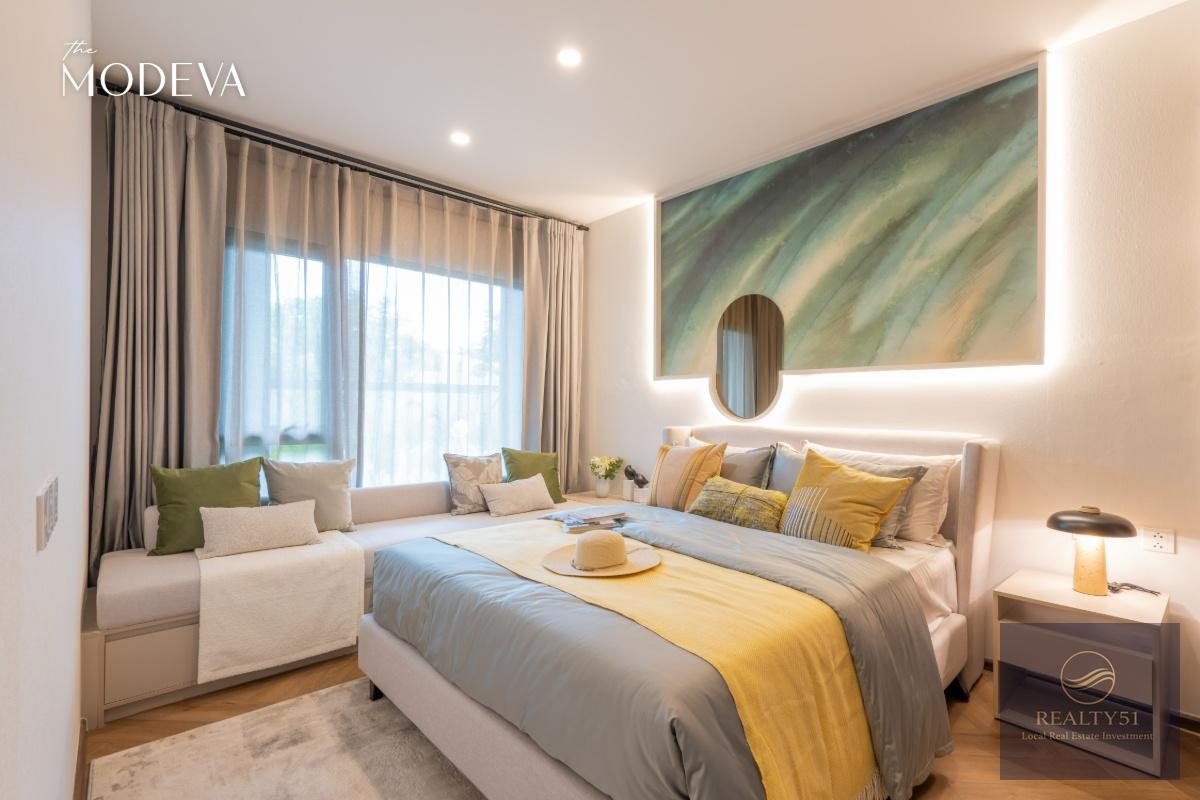 รูป The Modeva Bangtao Phuket คอนโดหรูใกล้หาดบางเทาเพียง 500 เมตร เริ่มต้นเพียง 4.5 ล้านบาท พร้อมสิ่งอำนวยความสะดวกครบ | คาดแล้วเสร็จ มีนาคม 2027 - รูปที่ 24/28