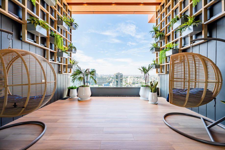 รูป PFD-07322 ให้เช่า คอนโด เอ็กซ์ที ห้วยขวาง ( XT Huaikhwang )  นัดชมห้อง ■ line : @propertyfinder					 					 - รูปที่ 9/9