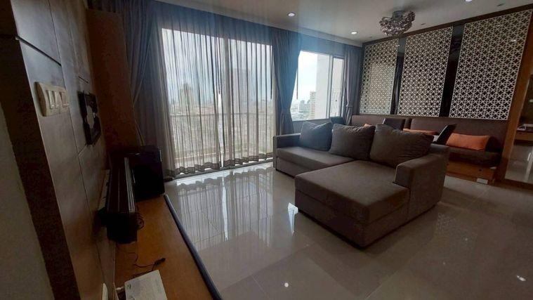 picture For rent Villa  Sathorn, condo next to BTS Krung Thonburi, high floor, open view, no need to block. - 6/12