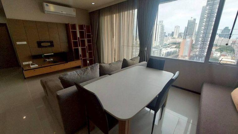 picture For rent Villa  Sathorn, condo next to BTS Krung Thonburi, high floor, open view, no need to block. - 4/12
