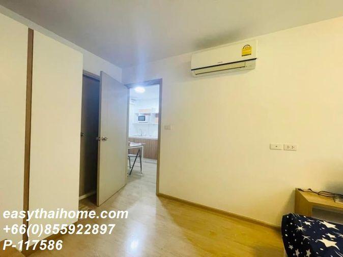 รูป P-117586 ขายพร้อมผู้เช่า! ใกล้ BTS 2 สถานี | เอลลิโอ คอนโด สุขุมวิท 64 (1 ห้องนอน) วิวสวน [1.69 ล้าน] | Line Id @easythaihome | 085-592-2897 - รูปที่ 7/14