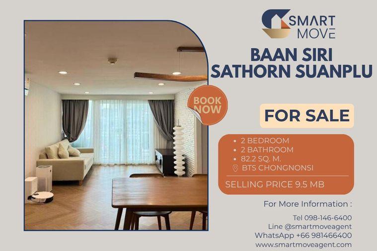 รูป 🔥 สำหรับขาย !! 🔥 Code C20250900034..........Baan Siri Sathorn Suanplu, 2 ห้องนอน, 2 ห้องน้ำ, แต่งครบ, ราคาพิเศษ!!📣📣 - รูปที่ 1/9