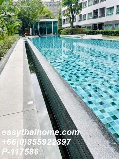 รูป P-117586 ขายพร้อมผู้เช่า! ใกล้ BTS 2 สถานี | เอลลิโอ คอนโด สุขุมวิท 64 (1 ห้องนอน) วิวสวน [1.69 ล้าน] | Line Id @easythaihome | 085-592-2897 - รูปที่ 14/14