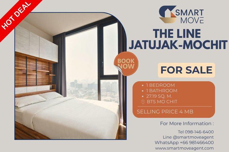 รูป 🔥 ขายพร้อมผู้เช่า !! ชั้นสูง 31++ !!🔥 Code C20240600048.....The Line Jatujak-Mochit, 1 ห้องนอน, 1 ห้องน้ำ, แต่งครบ, ราคาพิเศษ, ถูกกว่าราคาตลาด!!📣📣 - รูปที่ 1/9