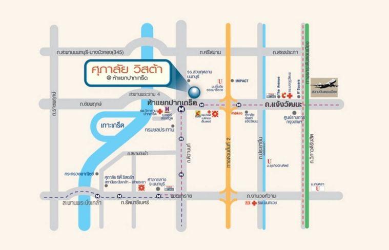 รูป 🟢ER25201🟢ให้เช่า / For Rent Supalai Vista @ Pakkret Intersection | 2 ห้องนอน | 💰 18,000 บาท/เดือน - รูปที่ 9/10
