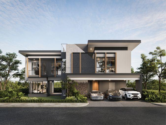 picture PYCHE Pattaya-Motorway | Luxury Modern Tropical Single Homes, Only 40 Units, Starting at 10.29 Million Baht - 11/13