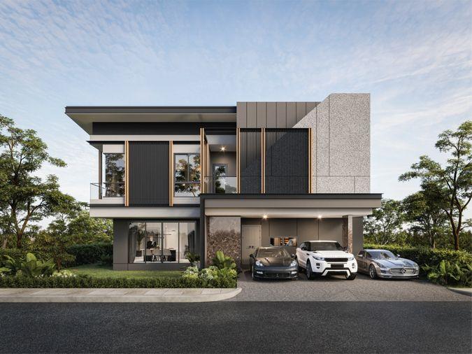 picture PYCHE Pattaya-Motorway | Luxury Modern Tropical Single Homes, Only 40 Units, Starting at 10.29 Million Baht - 12/13