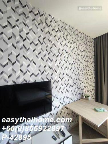 รูป P-42895 วิวเมืองสวย! Chapter เจริญนคร 1 นอน 17,000 บาท ใกล้ Iconsiam Line Id @easythaihome 085-592-2897 - รูปที่ 8/11