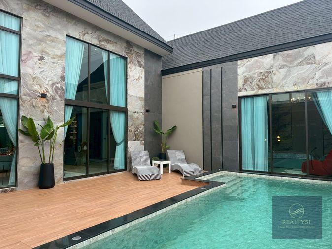 รูป The Richest Valley บ้านหรูพัทยา ใกล้โรงเรียนนานาชาติ พร้อมสระส่วนตัว แต่งครบ เข้าอยู่ทันที - รูปที่ 21/52