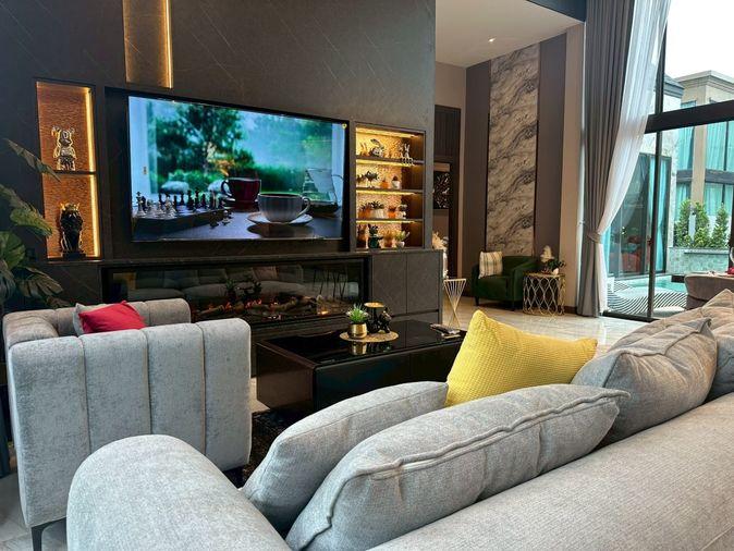 รูป The Richest Valley บ้านหรูพัทยา ใกล้โรงเรียนนานาชาติ พร้อมสระส่วนตัว แต่งครบ เข้าอยู่ทันที - รูปที่ 12/52