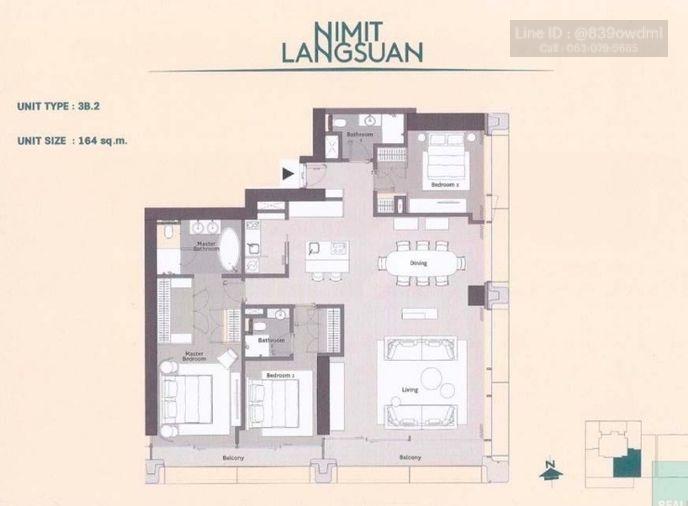 picture Selling a burden 🔥🔥 Special price condo, good location, Nimit Langsuan MD-25085056 - 3/3