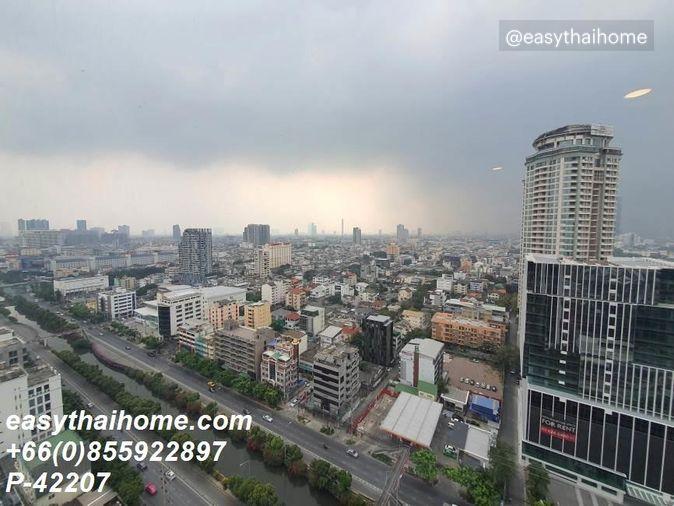 รูป P-42207 วิวเมืองสวย! ไนท์ บริดจ์ ไพร์ม สาทร ใกล้ MRT ลุมพินี 29,000 บาท เขตสาทร | Line Id @easythaihome | 085-592-2897 - รูปที่ 10/22